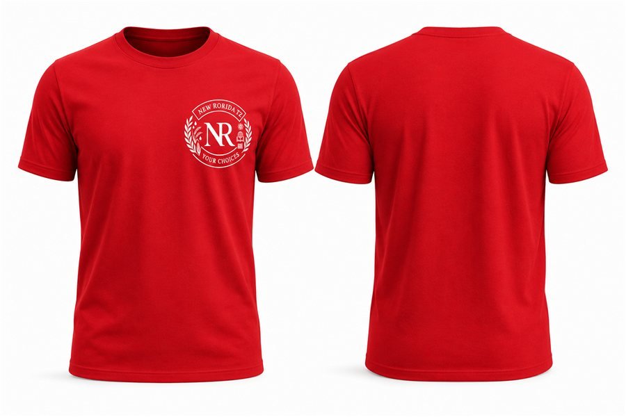 Custom branded NEW RORIDA TZ T‑shirt printing